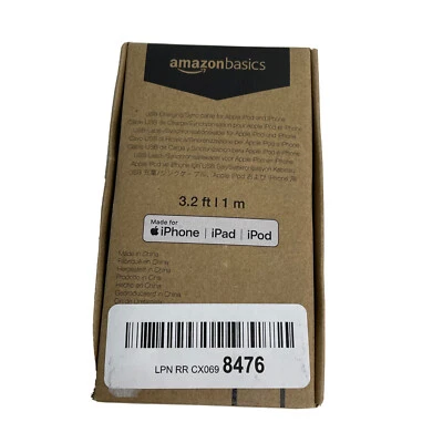 Amazon 3.2 foot USB Charging Sync Cable Compatible Apple iPod/iPhone 4s/4/3GS - Image 1 of 4