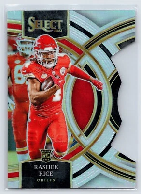2023 Panini Select RASHEE RICE Rookie Red & Black Die Cut RC - #132 - Image 1 of 2