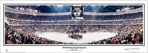Anaheim Ducks 2007 STANLEY CUP CHAMPIONS Premium Panoramic POSTER Print Cover