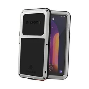 LOVE MEI Powerful Series Cellular Phone Case for LG V60 ThinQ, Sliver - Picture 1 of 7