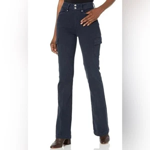 PAIGE Women's Dion With Cargo Pockets Navy Skyline Size 25 - Picture 1 of 16