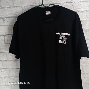 Maglietta One Direction Uomo XL Local Crew Loader Tour Fruit of the Loom Concert Tee - Foto 1 di 4