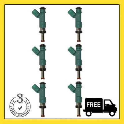 Inyectores de combustible 6 piezas para Toyota Highlander 2011 2014-2016 Lexus RX450H 2010-2015 Foto 1 de 4