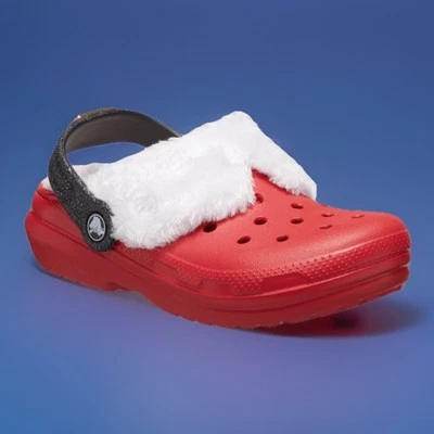 $54 NUEVO CROCS KIDS Clásico Líneas Santa Zueco Navidad 210932 ROJO Talla C10 Foto 1 de 4