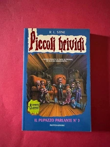 *Libro Piccoli Brividi IL PUPAZZO PARLANTE N°3 - #40  CON ADESIVI - Picture 1 of 2