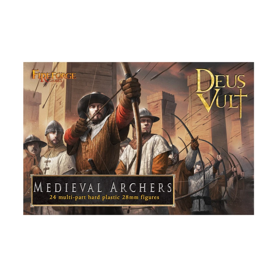 Arqueros medievales Fireforge Deux Vult 28 mm en muy buen estado+/casi nuevo Foto 1 de 1