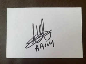 Tarjeta blanca firmada por Camille Abily con certificado de autenticidad - Chelsea mujer / Lyon / Francia - Imagen 1 de 1