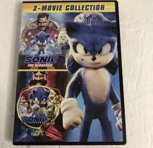 Sonic the Hedgehog 2 Movie DVD Collection (Sonic the Hedgehog 1 & 2) - New - Picture 1 of 2