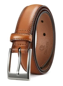 Mens Belts Leather 1 1/8" for Gift Men - Perfect Companion to Mens Dress Shoes - Picture 1 of 7