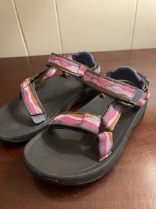 Sandalias Teva Hurricane XLT 2 Vista Azul Índigo Rosa Talla 12 Jóvenes Niñas - Imagen 1 de 9