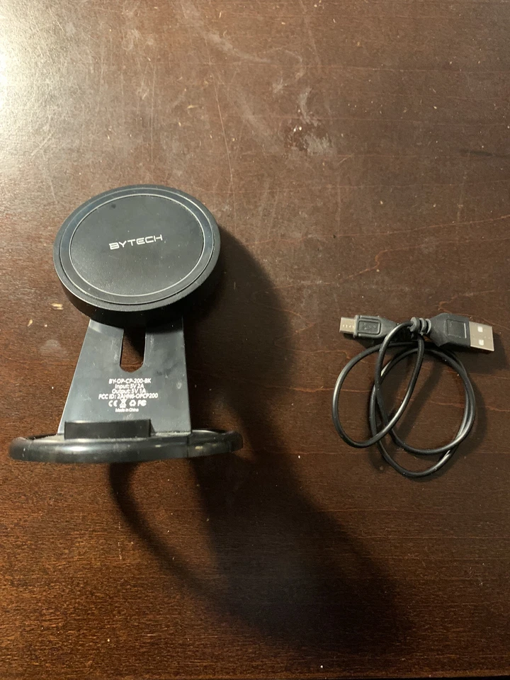 WIRELESS CELL PHONE CHARGER DOCK-BUILT IN STAND-BYTECH WITH USB CHARGER - Image 1 of 1