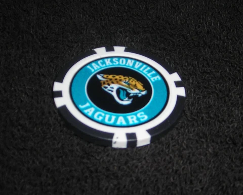 NFL JACKSONVILLE JAGUARS SOUVENIR COLLECTIBLE POKER CHIP GOLF BALL MARKER Cover