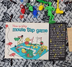 Vintage 1963 Mouse Trap Board Game by IDEAL Complete #454 - Picture 1 of 9