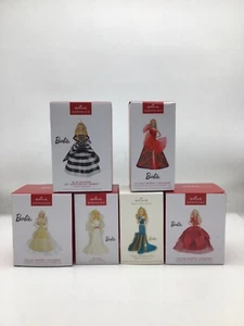Hallmark Keepsake Barbie Ornament Bundle - Picture 1 of 13
