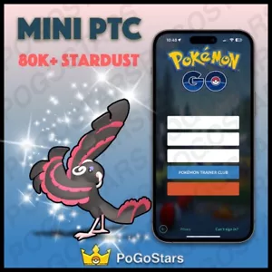 Pokémon Go - Shiny Oricorio Baile - Mini PTC 80K Polvere di Stelle✨Leggi Descrizione✨ - Foto 1 di 1