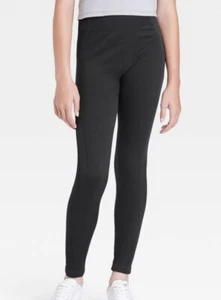 Girls' Seamless Nylon Moisture Wicking Leggings All in Motion Black XS XL - Picture 1 of 4