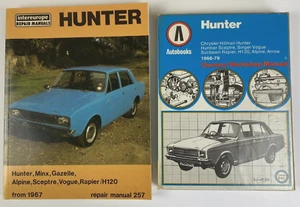Hillman Hunter Manuals, Gazelle, Alpine, Sceptre, Singer, Vogue, Rapier H120 etc - Picture 1 of 2