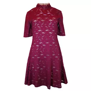 Abito donna BCBGMAXAZRIA finto collo in maglia - Foto 1 di 4