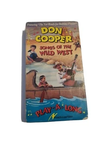 SEALED DON COOPER Songs of the Wild West VHS "Play-a-long" - Picture 1 of 2