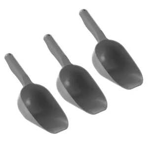 3x Paws & Claws Pet/Dog/Cat 8x23.5cm Dry Food Scoop/Measuring Shovel Scooper GRY - Picture 1 of 5