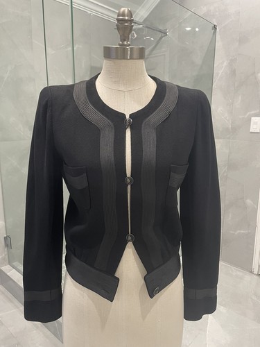 GIACCA CHANEL NERA EU TAGLIA 36