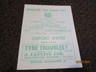 BRADFORD PARK AVENUE  v  OXFORD UNITED  1963/4  OCT 8th inc. kevin hector  derby