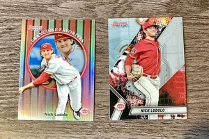 2019 Bowman's Best - Nick Lodolo Franchise Favoriten & Top Interessenten Karten - Reds - Bild 1 von 2