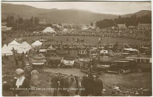 THE BRAEMAR HIGHLAND GATHERING SEPT 1923 - Aberdeenshire Postkarte - Autos (P1114) - Bild 1 von 2