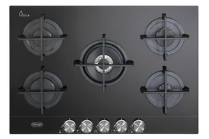 DeLonghi - NSL 575 NC-BK - Gaskochfeld 75 cm - 5 Brenner - Bild 1 von 3