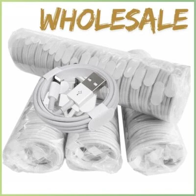 Para iPhone X 11 12 13 14 Pro Max Plus Lote Cable Carga Rápida Cargador Cable de Alimentación Foto 1 de 4