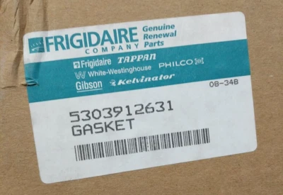5303912631 NEW GENUINE OEM FRIGIDAIRE DISHWASHER DOOR GASKET W/ 5300809243 PLATE - Image 1 of 2