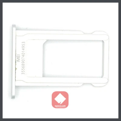 Carrello Porta Sim per Apple iPhone 6s Vano Scheda Vassoio Argento Silver - Immagine 1 di 2