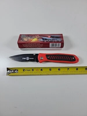 Cuchillo de bombero Frost Cutlery Homeland Heroes NUEVO Foto 1 de 4