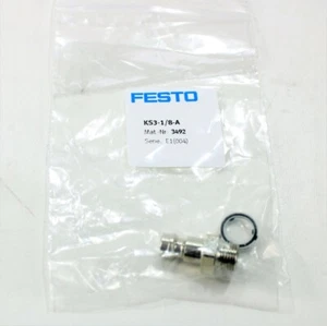 5 For FESTO KS3-1/8-A 3492 KS3 Series G1/8 Male Quick Connect Plug - Bild 1 von 3