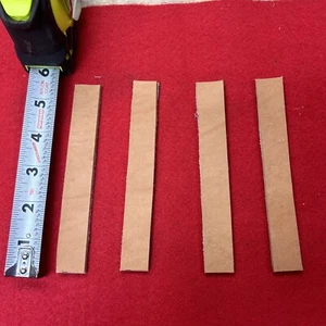 wicked edge leather strop replacement strips Set Of 4 - Picture 1 of 4