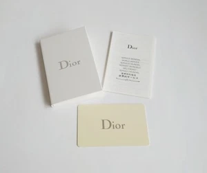 DIOR UHR GARANTIEKARTE + SERVICE WATCH INTERNATIONAL WARRANTY CARD - Bild 1 von 4