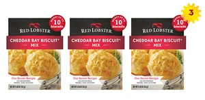 Red Lobster Cheddar Bay Keksmischung ergibt 10 Kekse 11,36 Unzen x 3 Schachteln - Bild 1 von 7