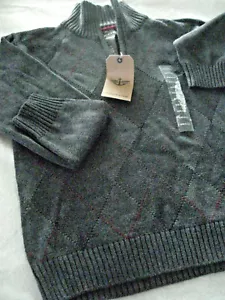 Boys Dockers Sweater Size 8 Gray Cotton New - Picture 1 of 1