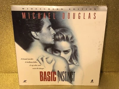 BASIC INSTINCT Laserdisc Letterbox CLV~Sharon Stone, Michael Douglas - Image 1 of 3