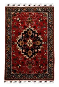 Rug Handmade Kazak, Traditional Oriental Area Afghan Carpet, Hand-Knotted, Wool - Picture 1 of 6