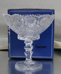 Posh Glass Postre Bowl de Royal Crest - Plato de vidrio Comport nuevo lp97 - Imagen 1 de 2