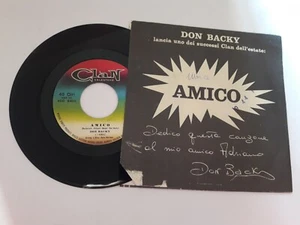 (ITA2) DON BACKY amico/la carità/dimmi cosa c'è  45 GIRI   - Picture 1 of 2