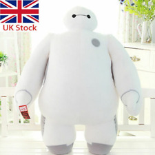 Soft BIG HERO 6 Baymax ROBOT Sitting Stuffed Soft Plush Toys Doll Gift UK