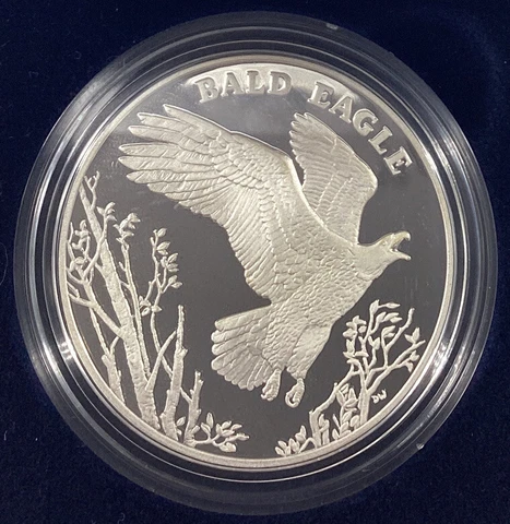 2003 NATIONAL WILDLIFE REFUGE SYSTEM CENTENNIAL MEDAL SERIES SILVER DOLLAR SIZE Cover
