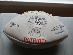 Fútbol americano Wilson NFL PATRIOTS con 25 autógrafos ver lista LISTADO FINAL - Imagen 1 de 7