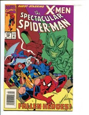 Spectacular Spider-Man (1976 1st Series) #199 / X-Men / VFNM HIGH GRADE!