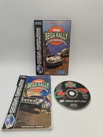 Sega Rally Championship for Sega Saturn Game Boxed with Manual 1995 Complete