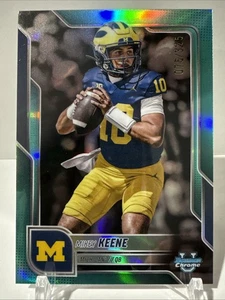 2025 Bowman Chrome U - Aqua #184 Mikey Keene 75/325 - Picture 1 of 2