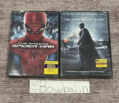 The Amazing Spider-Man (2 DVD Set, 2012) The Dark Knight Rises - New & Sealed ! - Image 1 of 4