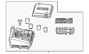 Genuine GM Body Wiring Harness Junction Block 84044726 - Picture 1 of 3